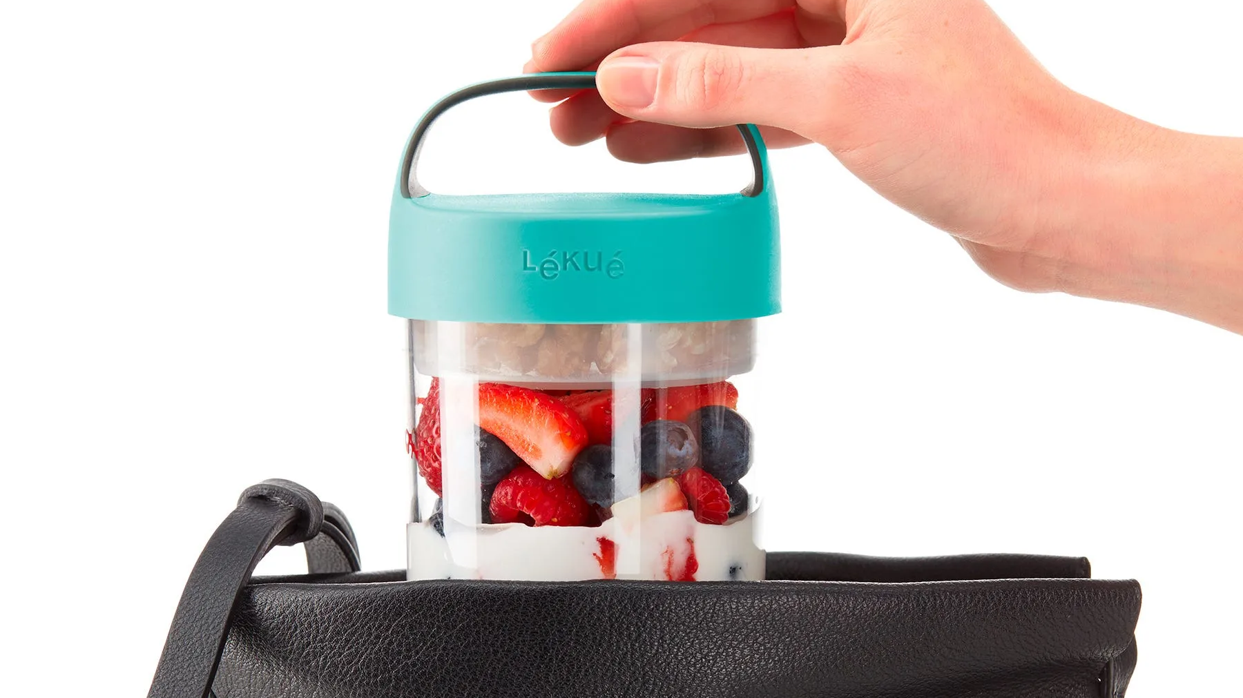 Lekue jar to go pojemnik na jogurt