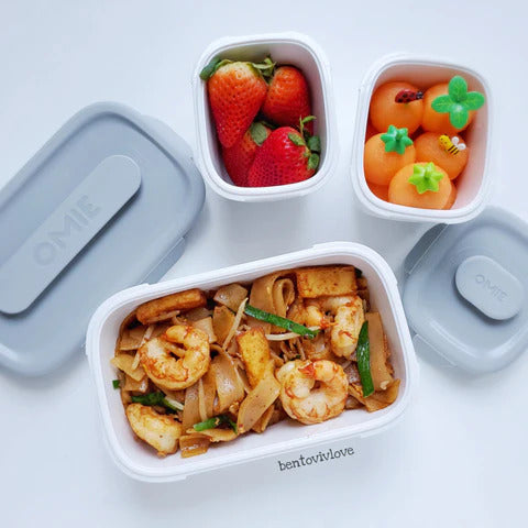 Lunchbox Omie makaron ryżowy z krewetkami