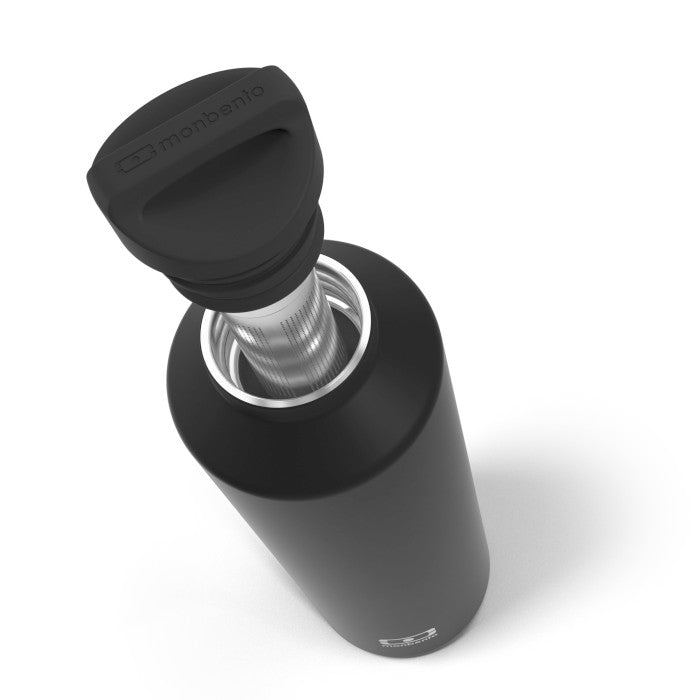 MONBENTO STEEL butelka termiczna z zaparzaczem, Onyx Monbento Thermoses | TwójLunchBox