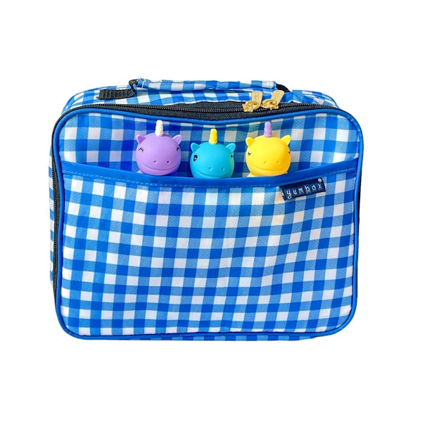 3 Mini butelki na sos Yumbox – kolorowe jednorożce, szczelne i łatwe w użyciu przez dzieci