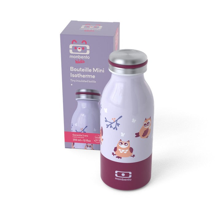 MONBENTO COOLY GRAPHIC, Butelka termiczna dla dzieci, Owl Monbento Thermoses | TwójLunchBox