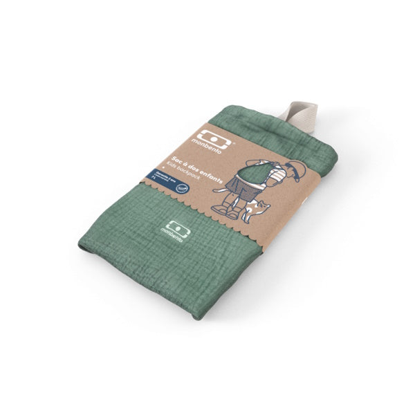 MONBENTO BUDDY lunch bag dla dzieci typu plecak, Green Monbento Lunch Boxes & Totes | TwójLunchBox