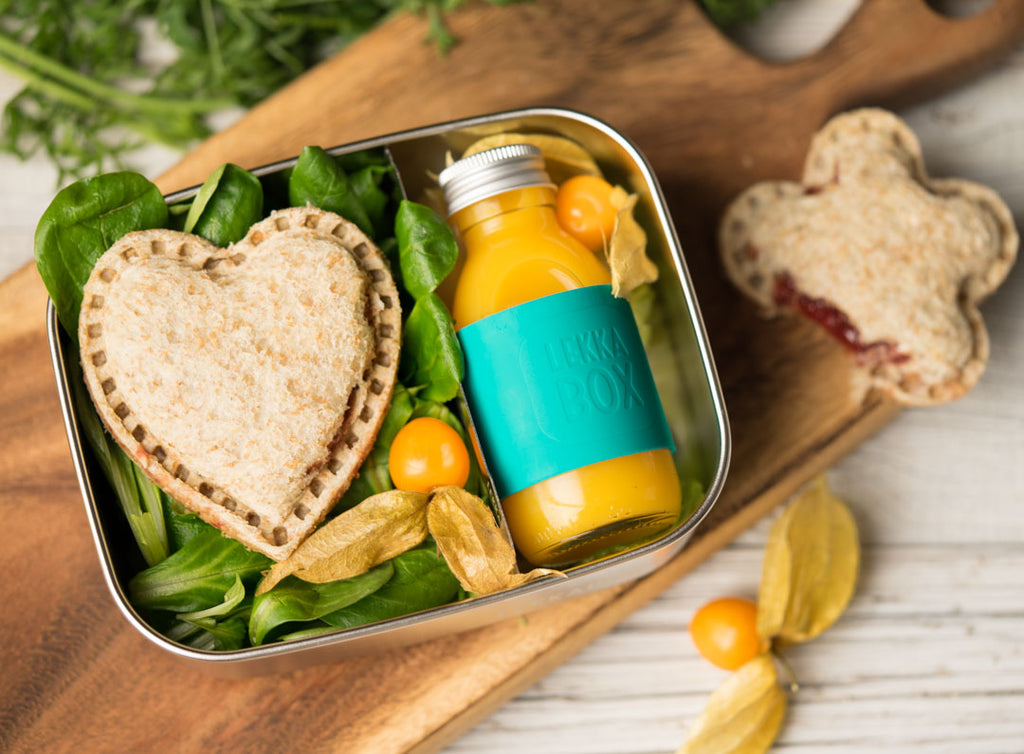 LEKKABOX wykrawacze do ciastek i kanapek, Kwiat i serce Lekkabox Lunch Boxes & Totes | TwójLunchBox