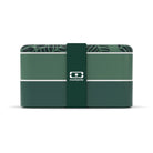 Monbento Original – dwupoziomowy lunchbox z miseczką. Szczelny, BPA free, do mikrofalówki i zmywarki. Stylowy francuski design, wzór: Jungle