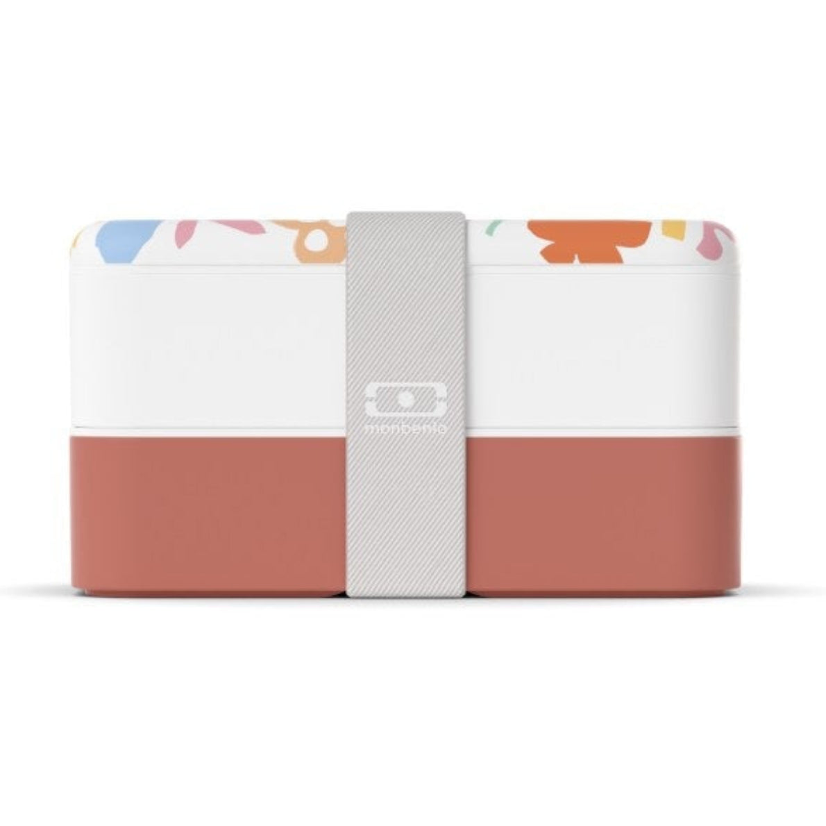 Monbento Original – dwupoziomowy lunchbox z miseczką. Szczelny, BPA free, do mikrofalówki i zmywarki. Stylowy francuski design, wzór: Papercut