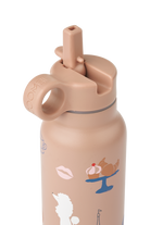 Stylowy bidon LIEWOOD Falk Paris – 350 ml, z ustnikiem, termiczny, z uroczym wzorem, dla dzieci.