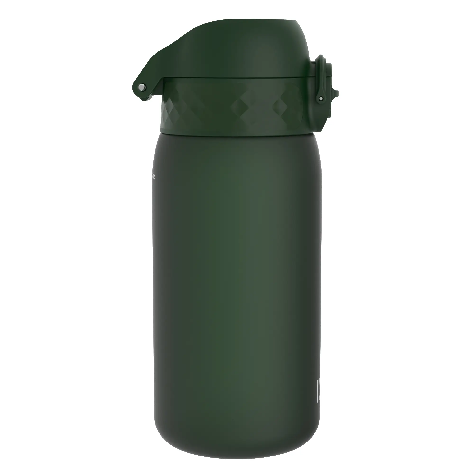 Bidon dla dzieci Ion8 Pod Dark Green 350 ml – szczelny, lekki i otwierany na klik