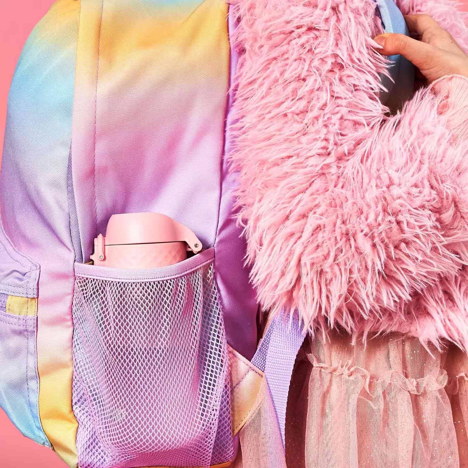 Bidon dla dzieci Ion8 Pod Rose Quartz 350 ml – szczelny, lekki i otwierany na klik