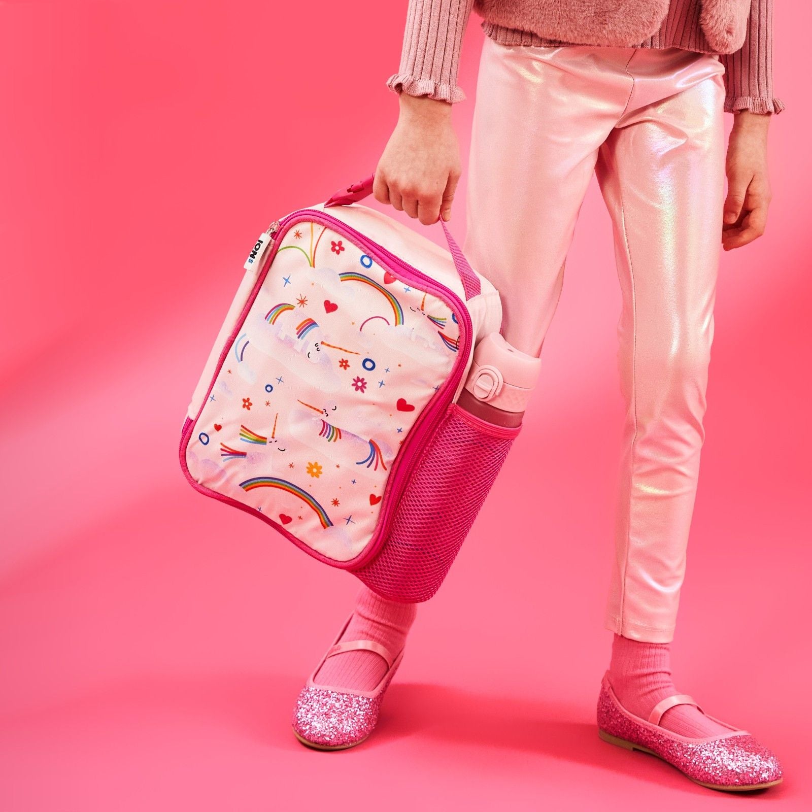 Bidon na wodę 500 ml Ion8 Rose Quartz – lekki, nietoksyczny, z ustnikiem i klapką, idealny do plecaka i samochodu, kolor: różowy