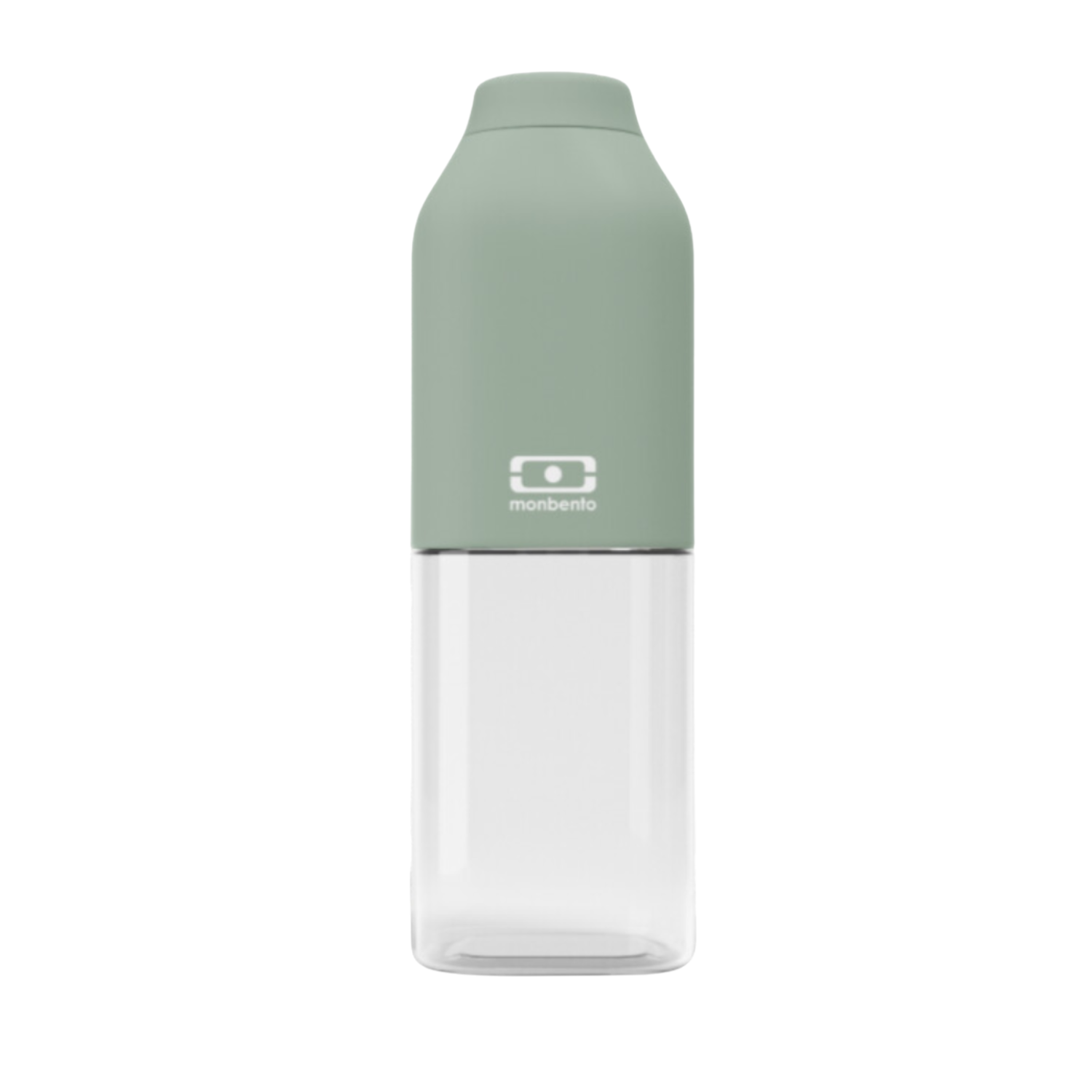 Monbento Positive M – ultralekka butelka 500 ml z tritanu. Trwała, kompaktowa, bez BPA, idealna do torby czy plecaka, wzór: natural green