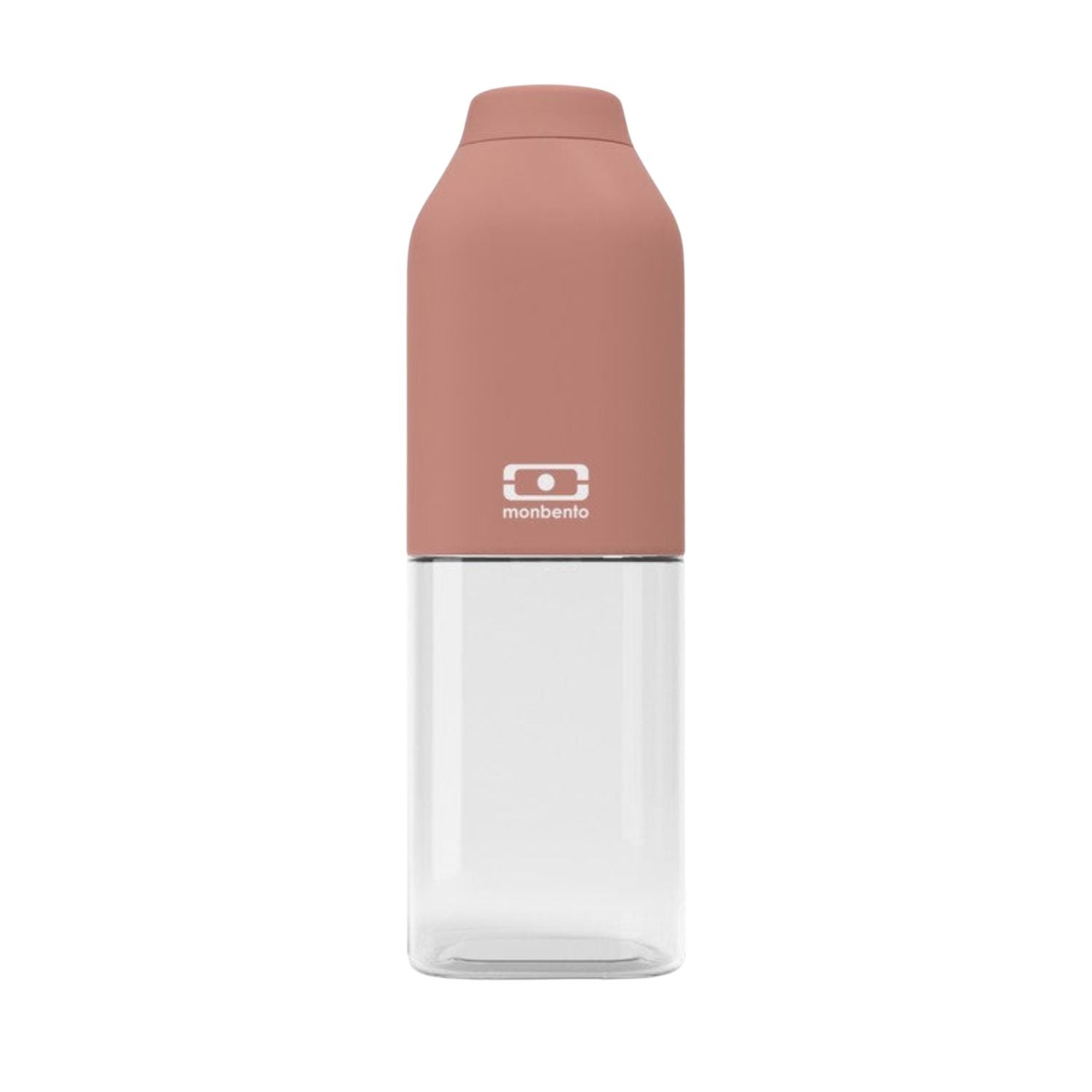 Monbento Positive M – ultralekka butelka 500 ml z tritanu. Trwała, kompaktowa, bez BPA, idealna do torby czy plecaka, wzór: pink moka