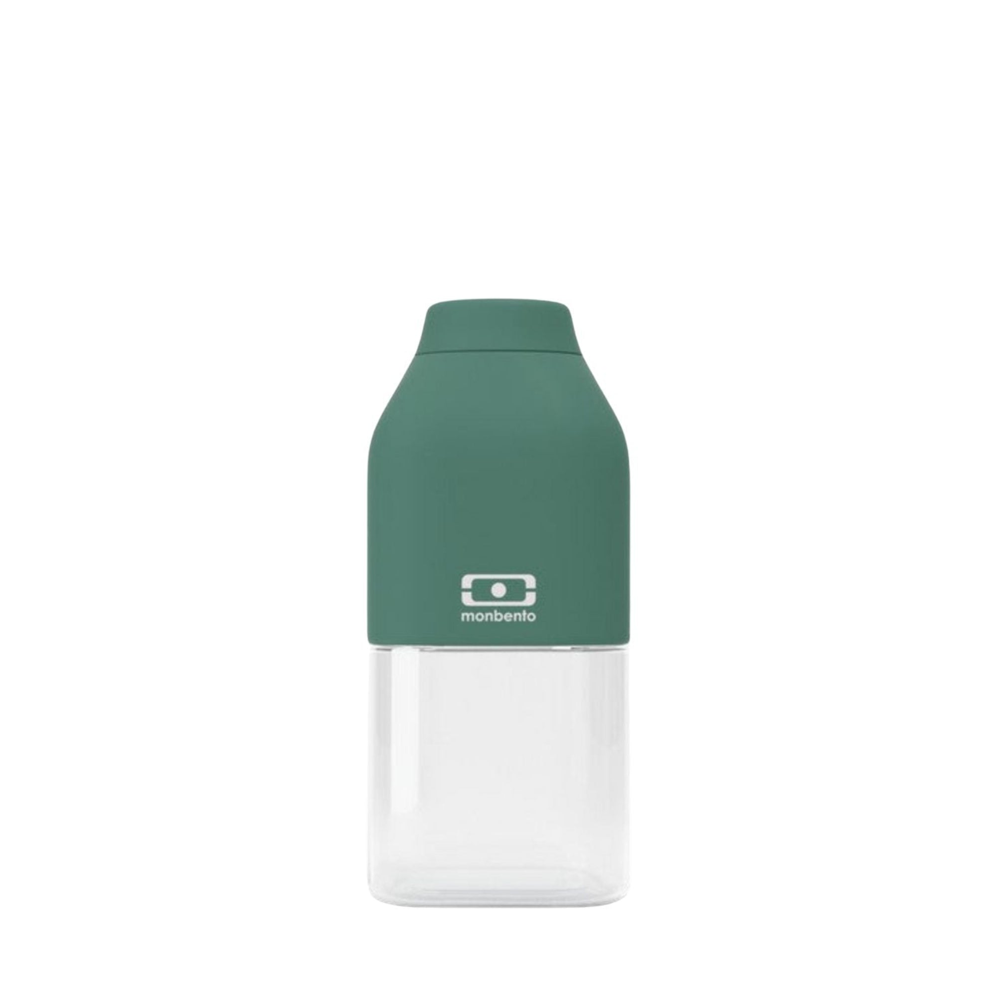 Monbento Positive S Forest Green – ultralekka butelka 350 ml z tritanu. Trwała, kompaktowa, bez BPA, idealna do torby czy plecaka, kolor: zielony
