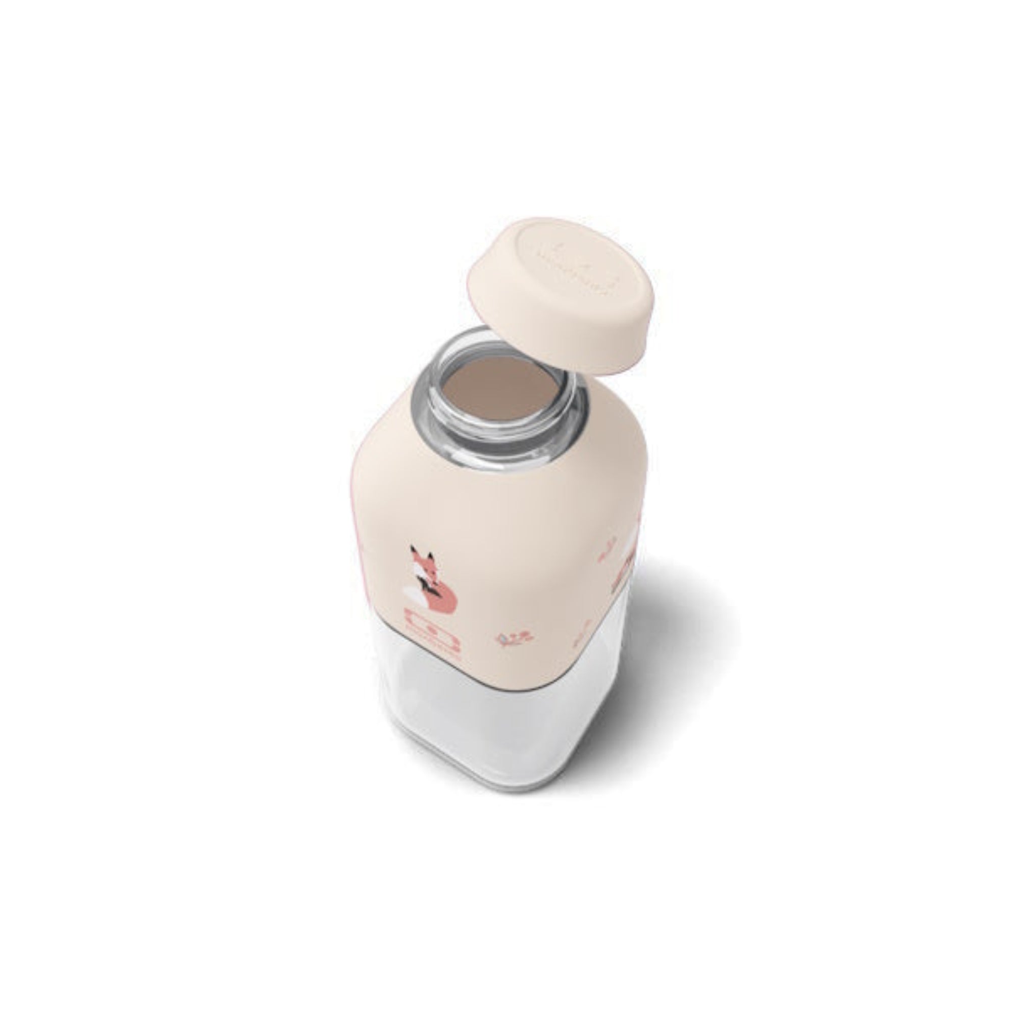 Monbento Positive S Fox – ultralekka butelka 350 ml z tritanu. Trwała, kompaktowa, bez BPA, idealna do torby czy plecaka, wzór: lis
