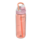 Bidon ze słomką Kambukka Lagoon 750 ml Mango Tango– tritan, słomka do ostatniej kropli, schowany ustnik, lekka, szczelna, bez BPA, idealna na rower i siłownię, kolor: brzoskwiniowy