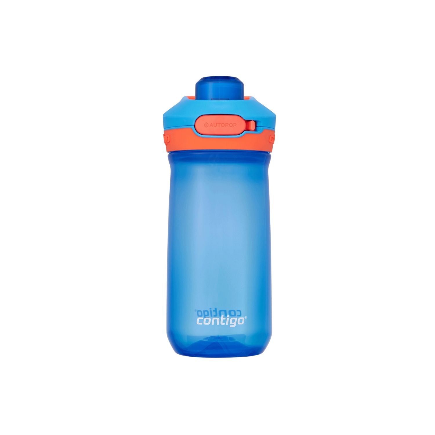 Contigo Jessie Blue Poppy – bezpieczna butelka dla dziecka, szczelna i prosta w użyciu jedną ręką, kolor: niebieski