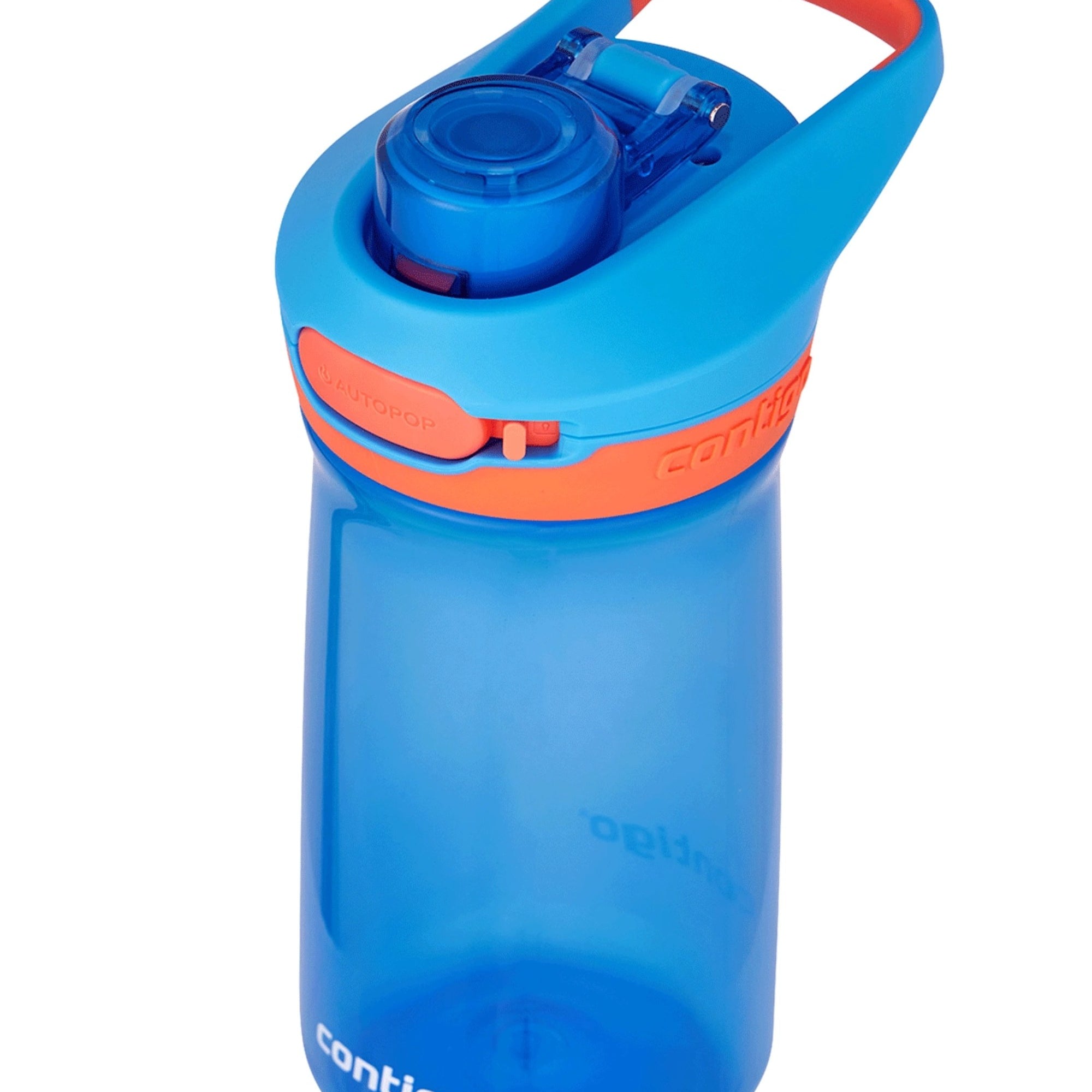Contigo Jessie Blue Poppy – bezpieczna butelka dla dziecka, szczelna i prosta w użyciu jedną ręką, kolor: niebieski
