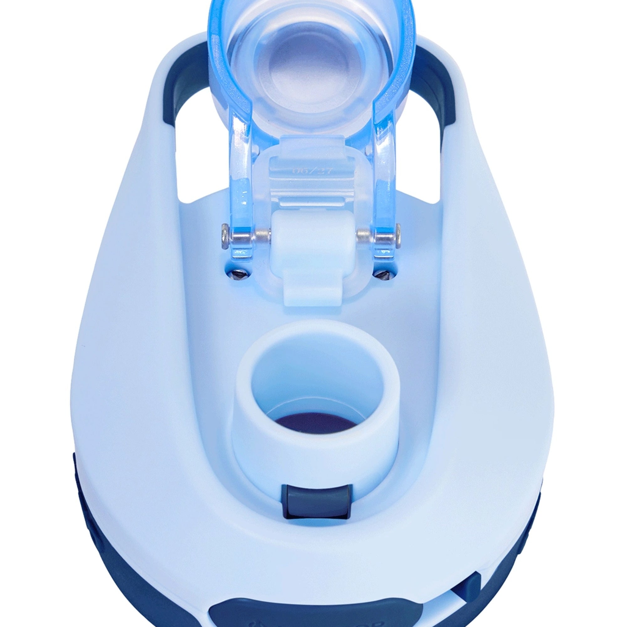 Contigo Jessie Periw School – bezpieczna butelka dla dziecka, szczelna i prosta w użyciu jedną ręką, kolor: niebieski