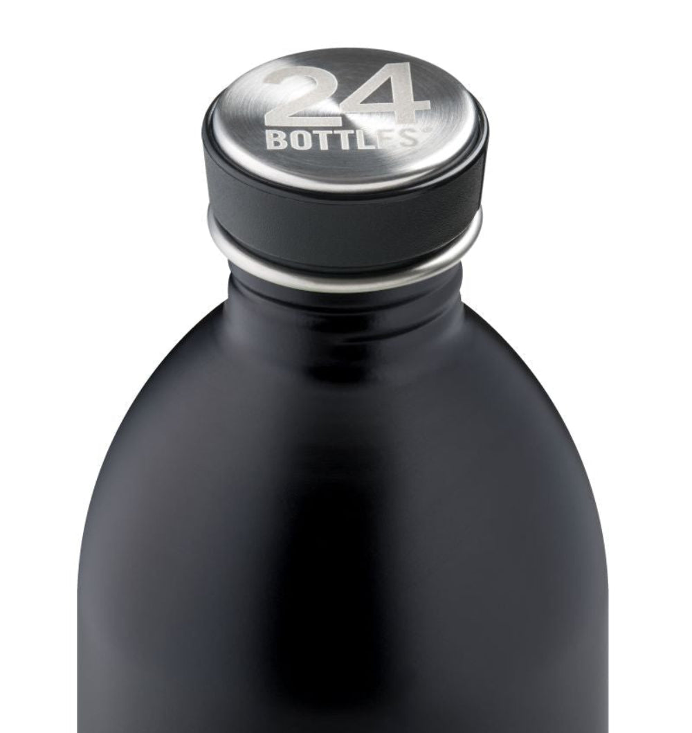 Urban Bottle Stone Tuxedo Black 1 l – lekka, szczelna butelka ze stali nierdzewnej, idealna na co dzień.