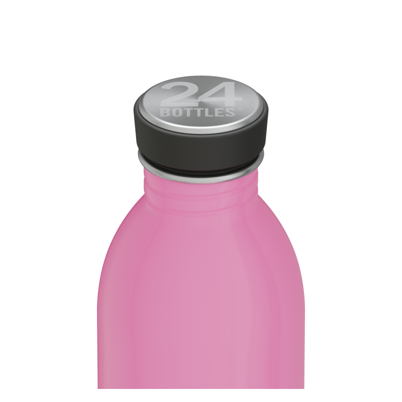 Butelka na wode 24bottles REactive 500 ml – lekka, zmienia kolor pod wpływem zimna, 100% szczelna, kolor: różowa/niebieska