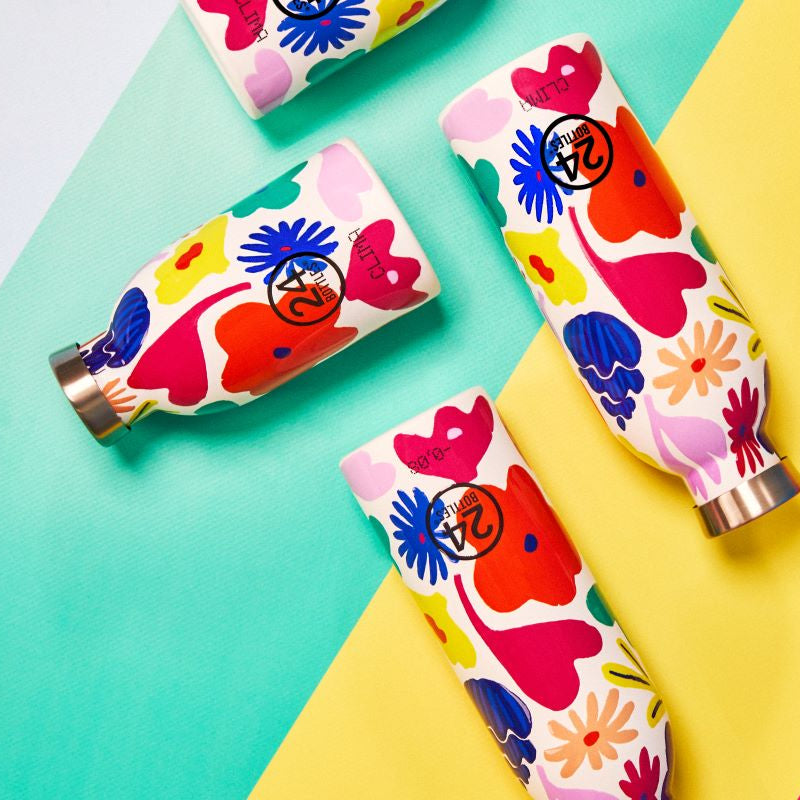 Urban Bottle Aqua Florita 500 ml – lekka, szczelna butelka ze stali nierdzewnej, idealna na co dzień.