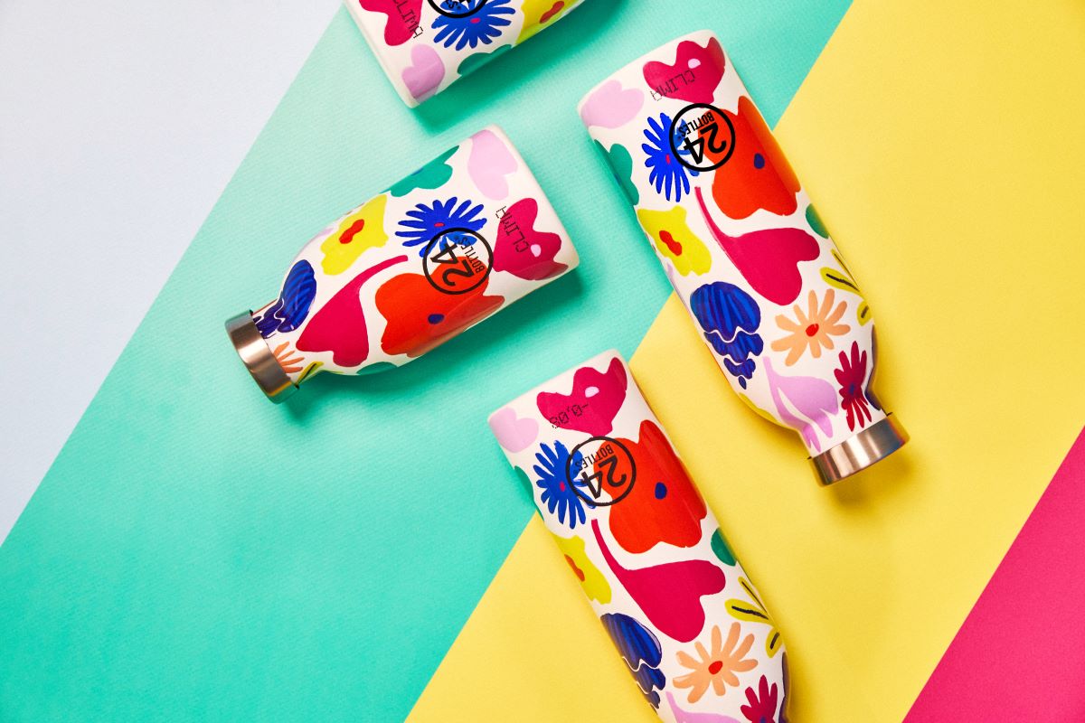 Urban Bottle Aqua Florita 500 ml – lekka, szczelna butelka ze stali nierdzewnej, idealna na co dzień.