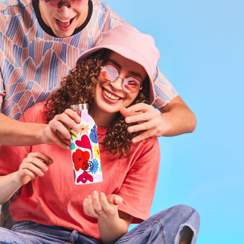 Urban Bottle Aqua Florita 500 ml – lekka, szczelna butelka ze stali nierdzewnej, idealna na co dzień.