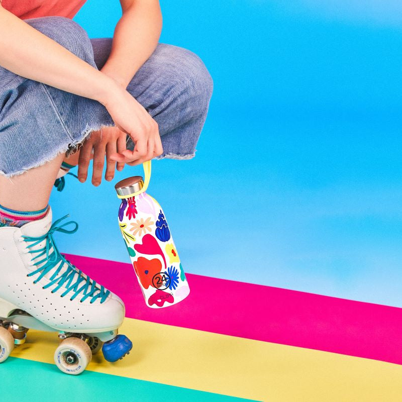 Urban Bottle Aqua Florita 500 ml – lekka, szczelna butelka ze stali nierdzewnej, idealna na co dzień.