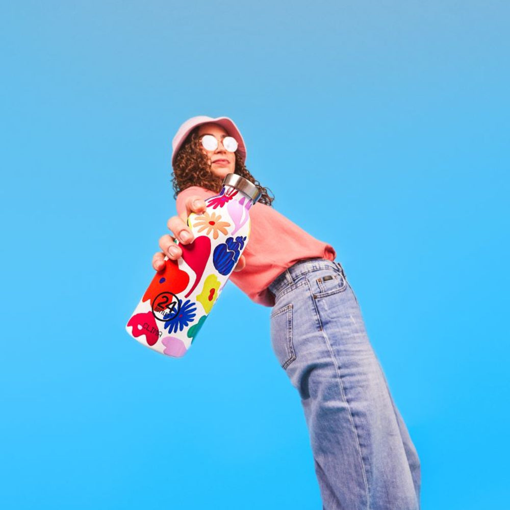 Urban Bottle Aqua Florita 500 ml – lekka, szczelna butelka ze stali nierdzewnej, idealna na co dzień.