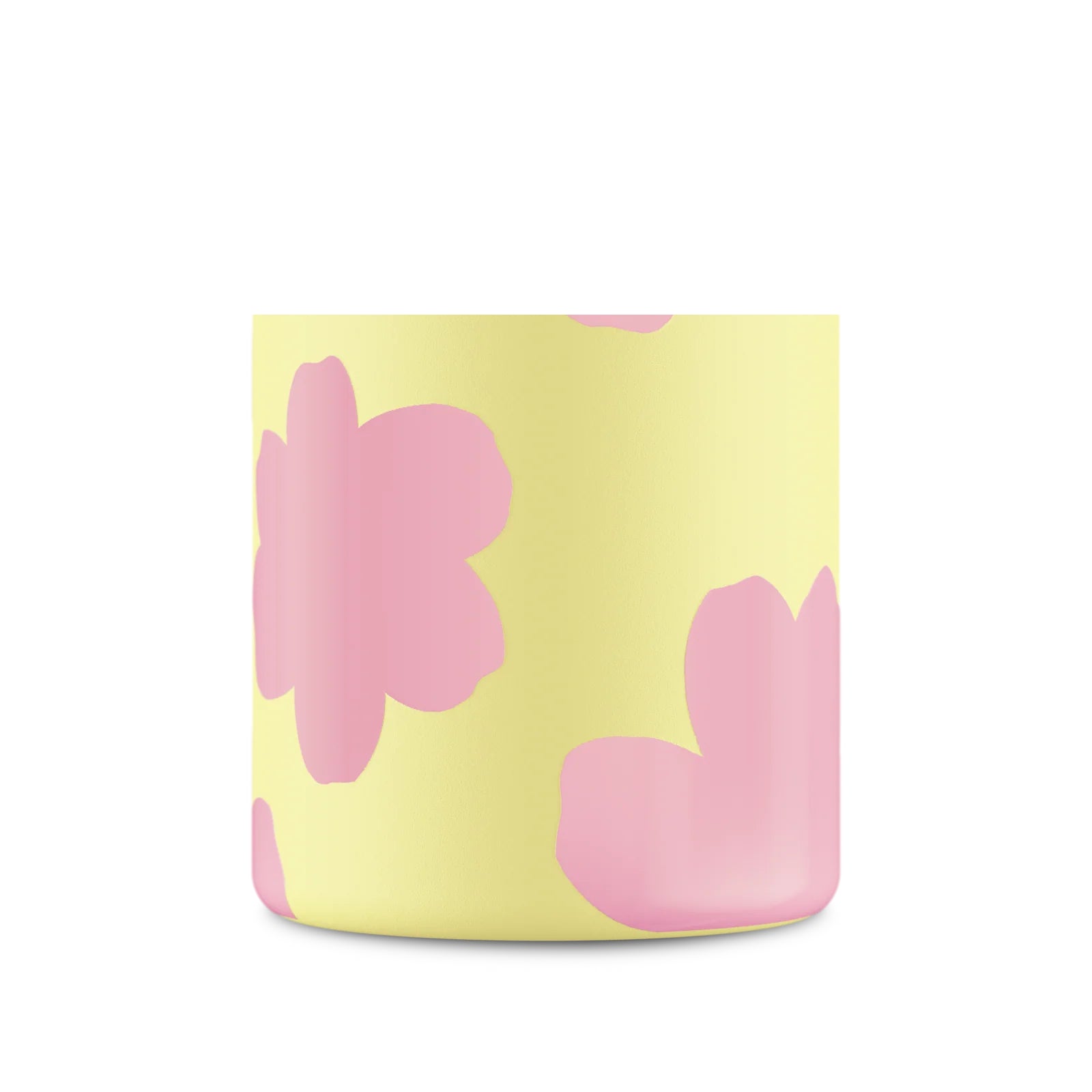 Urban Bottle Daydreaming Yellow 500 ml – lekka, szczelna butelka ze stali nierdzewnej, idealna na co dzień, kolor: żółty/różowy