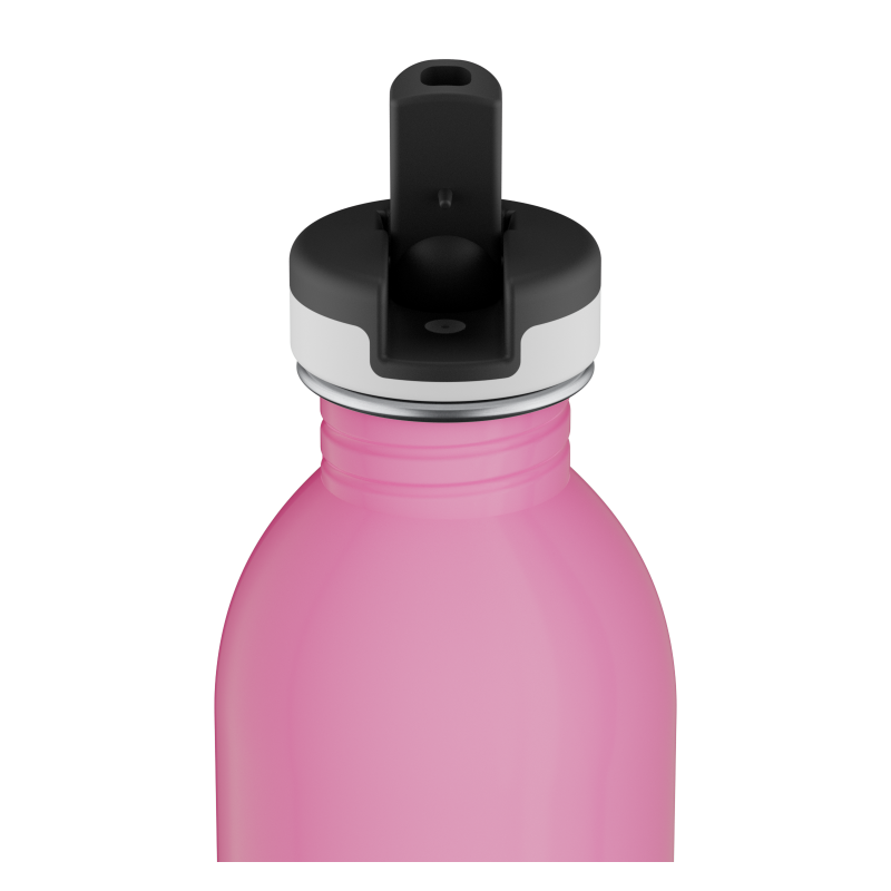 Kids Bottle REactive 250 ml – lekka butelka dla dzieci, zmienia kolor pod wpływem zimna, 100% szczelna, kolor: różowy/niebieski