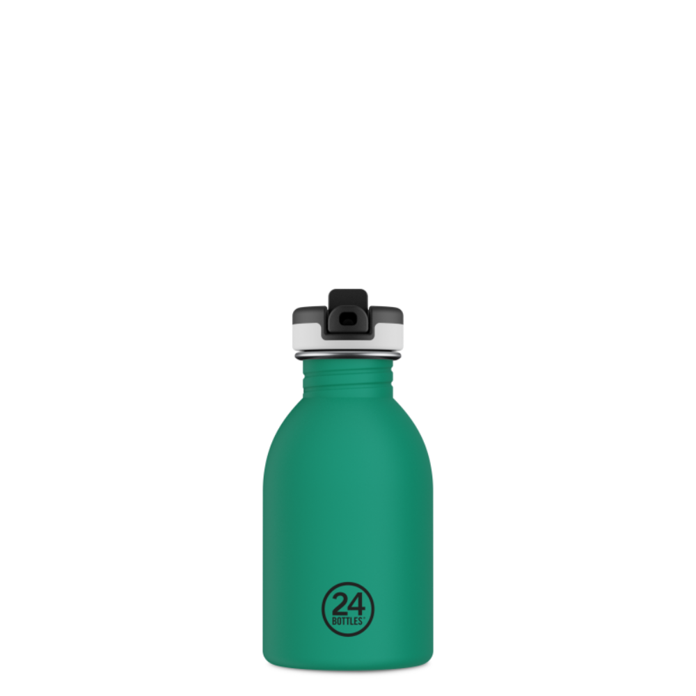 Kids Bottle REactive 250 ml – lekka butelka dla dzieci, zmienia kolor pod wpływem zimna, 100% szczelna, kolor: żółty/zielony