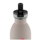 Butelka na wodę dla dzieci 24Bottles Lucky Dog – bezpieczna, lekka i szczelna butelka wielorazowa z matowym wykończeniem, wzór: pies