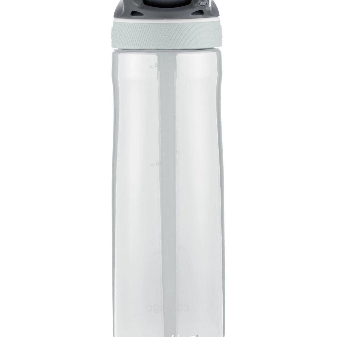 Contigo Ashland Sangria – butelka z recyklingu, ze słomką i ustnikiem AutoSpout®, szczelna i bezpieczna, kolor: szary