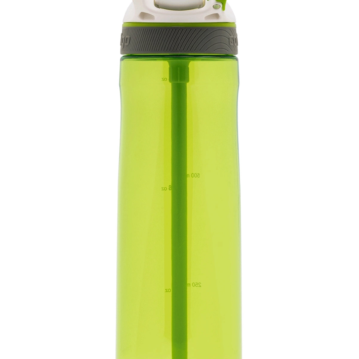 Contigo Ashland Citron – butelka z recyklingu, ze słomką i ustnikiem AutoSpout®, szczelna i bezpieczna, kolor: zielony