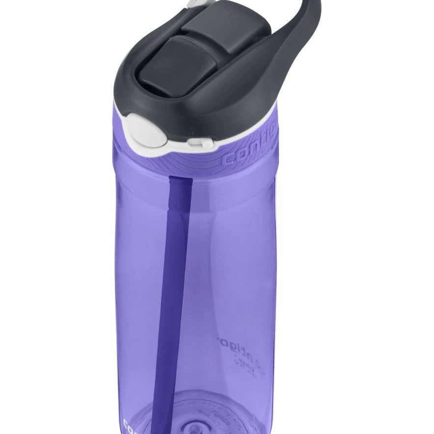 Contigo Ashland Grapevine – butelka z recyklingu, ze słomką i ustnikiem AutoSpout®, szczelna i bezpieczna, kolor: fioletowy