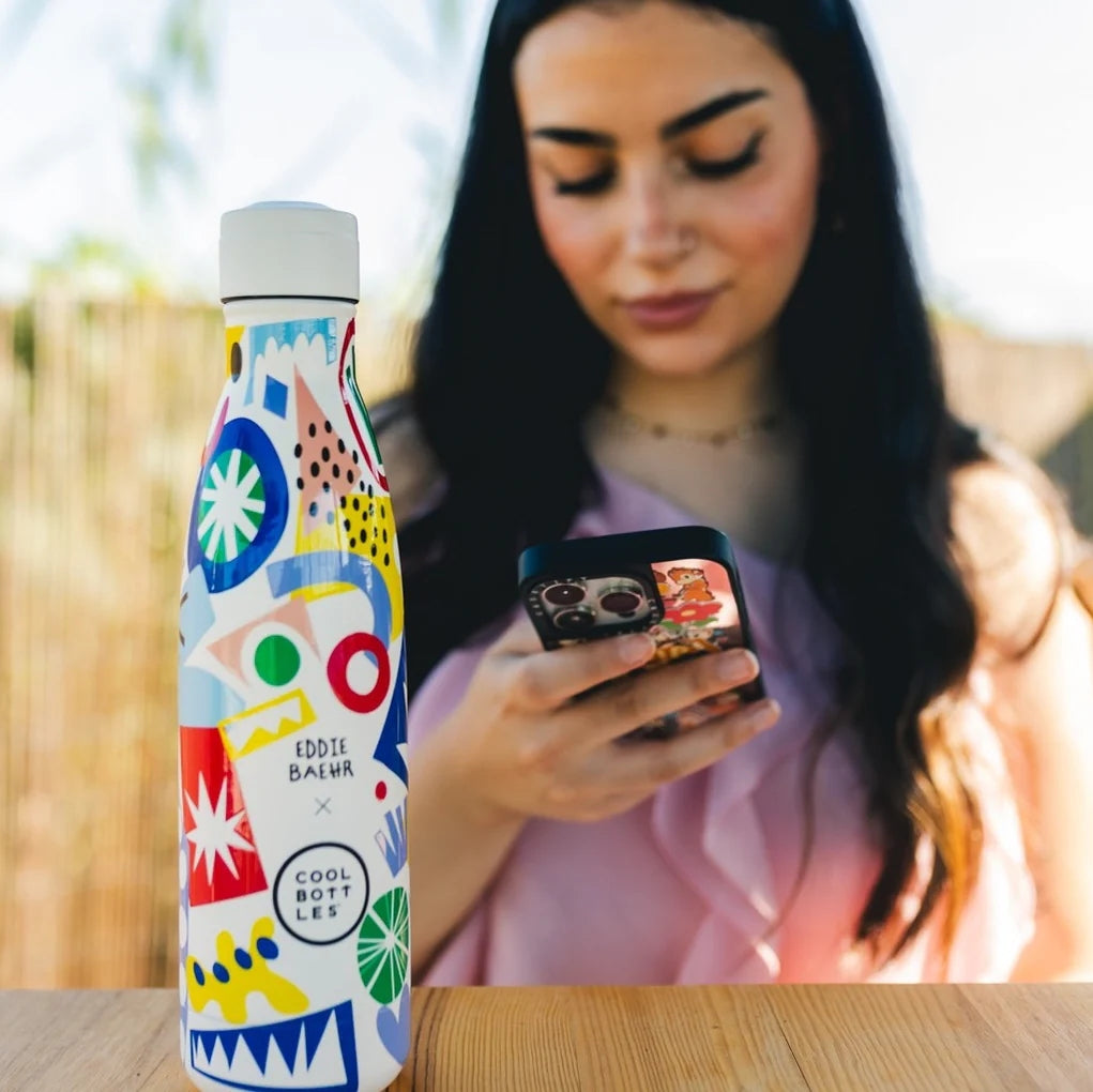 Butelka termiczna Cool Bottles Xclusive Electric Garden– szczelna, ekologiczna, długo trzyma temperaturę