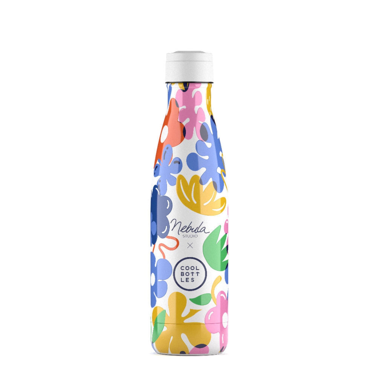 Butelka termiczna Cool Bottles Xclusive Floral Madness – szczelna, ekologiczna, długo trzyma temperaturę, kolor: kolorowa