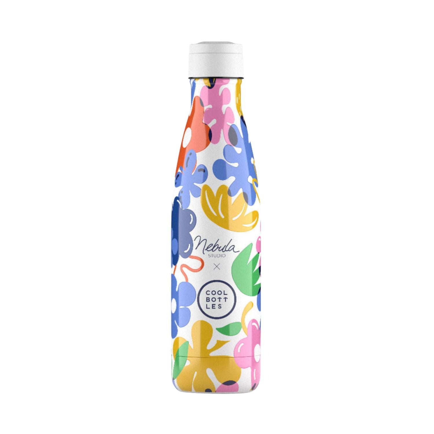 Butelka termiczna Cool Bottles Xclusive Floral Madness – szczelna, ekologiczna, długo trzyma temperaturę, kolor: kolorowa