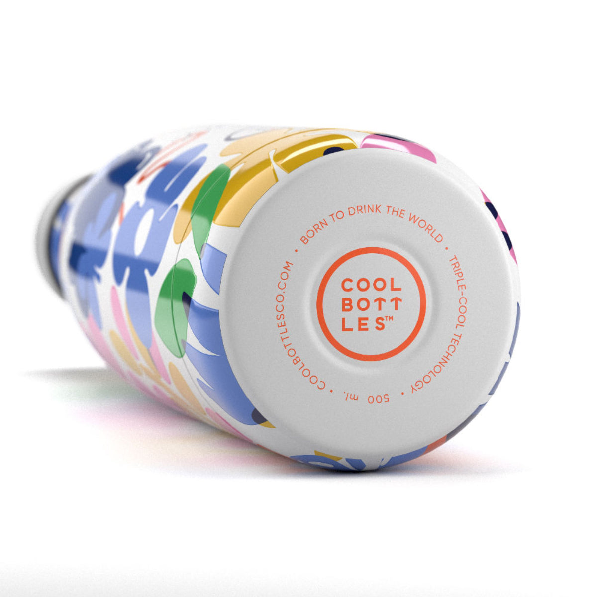 Butelka termiczna Cool Bottles Xclusive Floral Madness – szczelna, ekologiczna, długo trzyma temperaturę, kolor: kolorowa