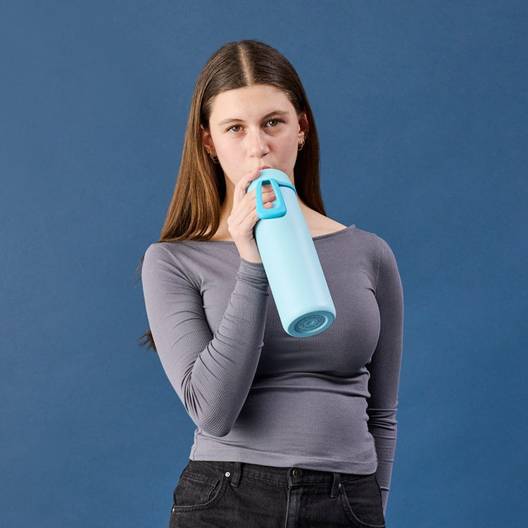 Butelka termiczna B.BOX 690 ml – potrójna izolacja, ustnik i wygodny uchwyt, kolor: turkusowy