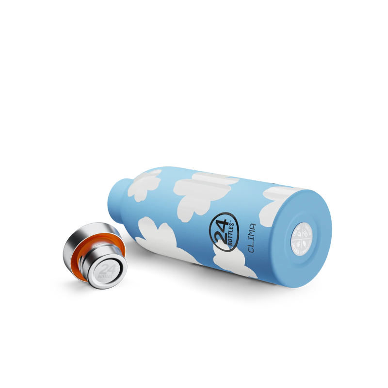 Butelka termiczna 24Bottles CLIMA– izolacja próżniowa, bez BPA, idealna do gorących i zimnych napojów, wzór: daydreaming