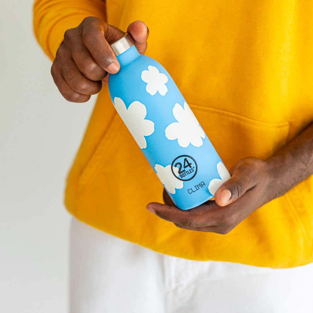 Butelka termiczna 24Bottles CLIMA– izolacja próżniowa, bez BPA, idealna do gorących i zimnych napojów, wzór: daydreaming