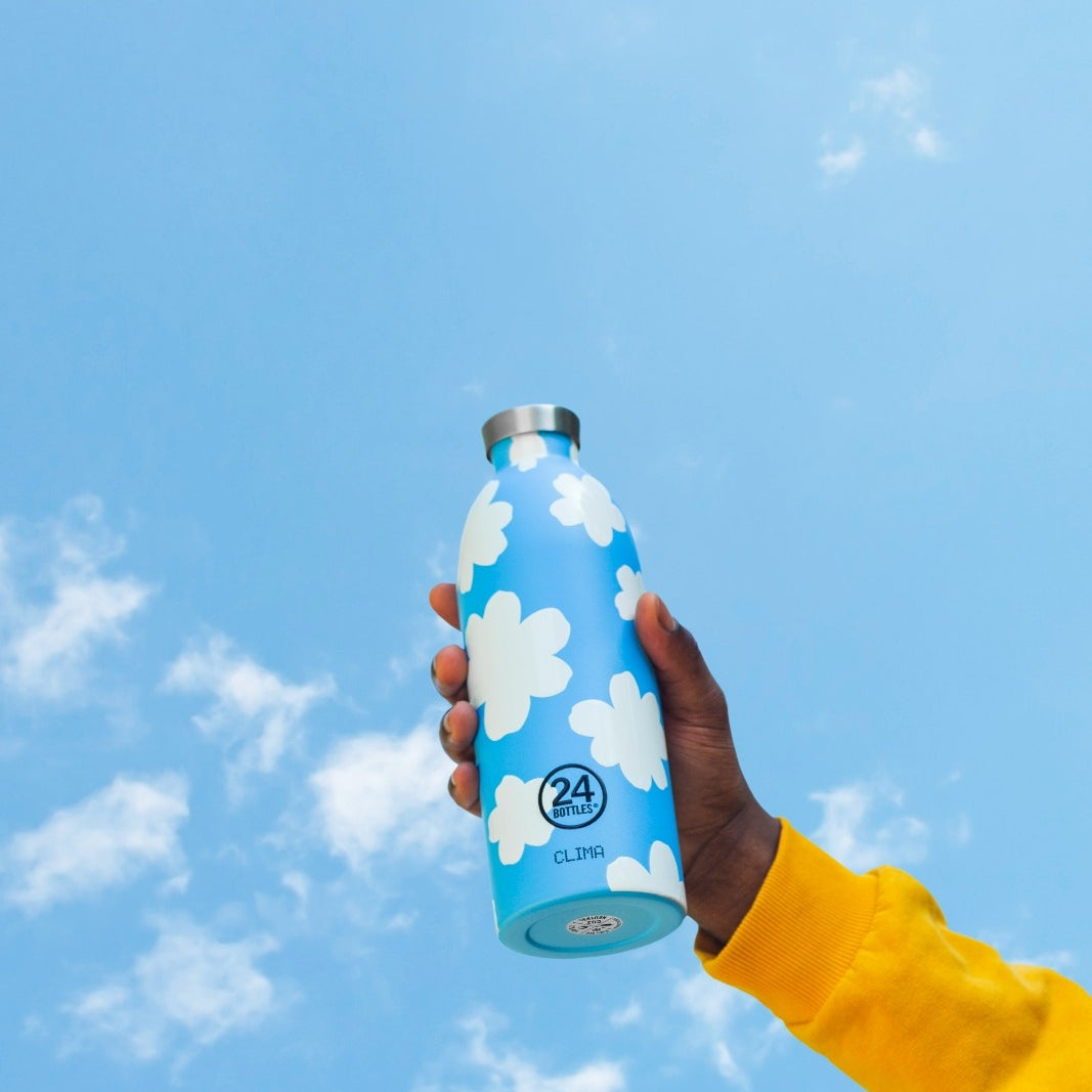 Butelka termiczna 24Bottles CLIMA– izolacja próżniowa, bez BPA, idealna do gorących i zimnych napojów, wzór: daydreaming