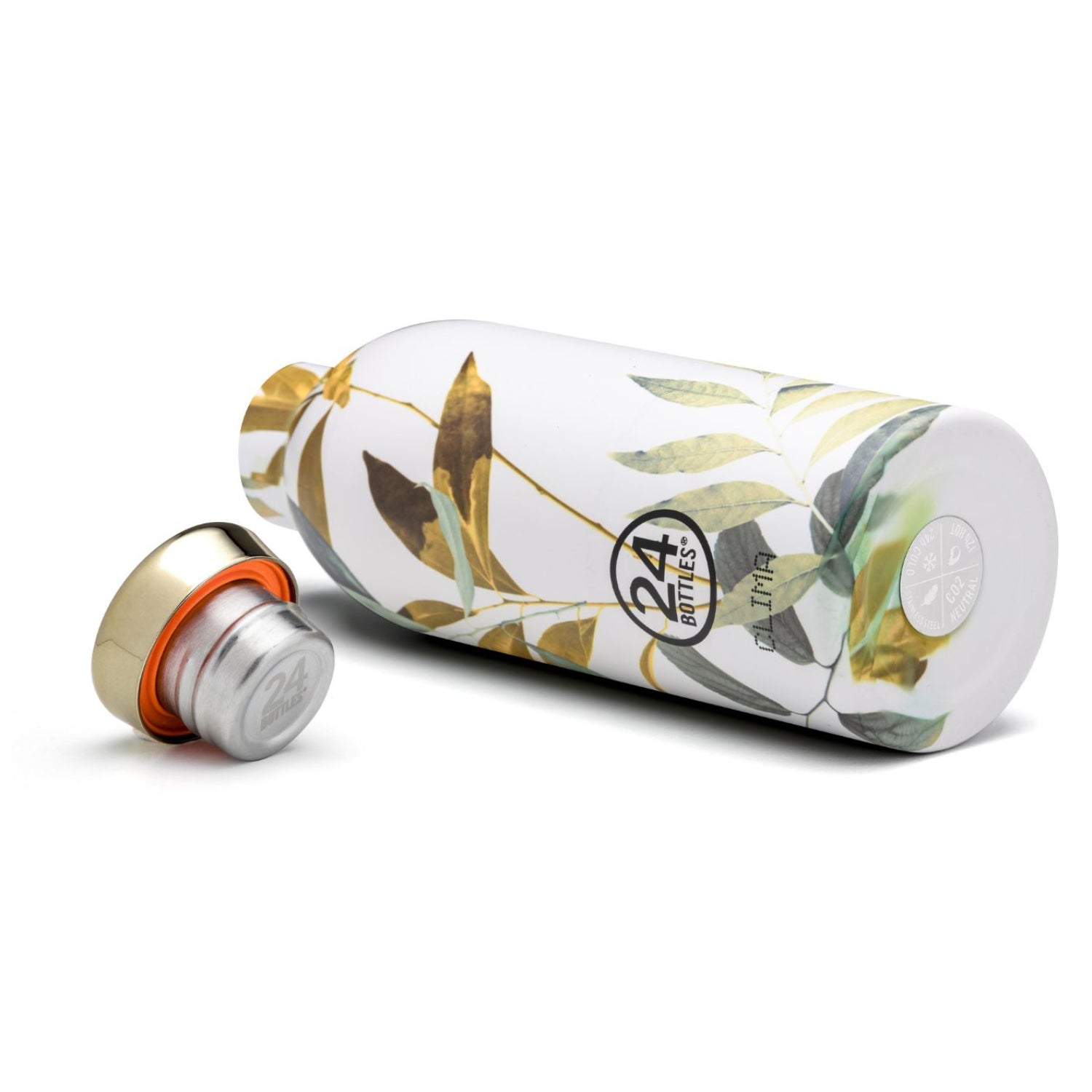 Butelka termiczna 24Bottles CLIMA– izolacja próżniowa, bez BPA, idealna do gorących i zimnych napojów, wzór: tivoli