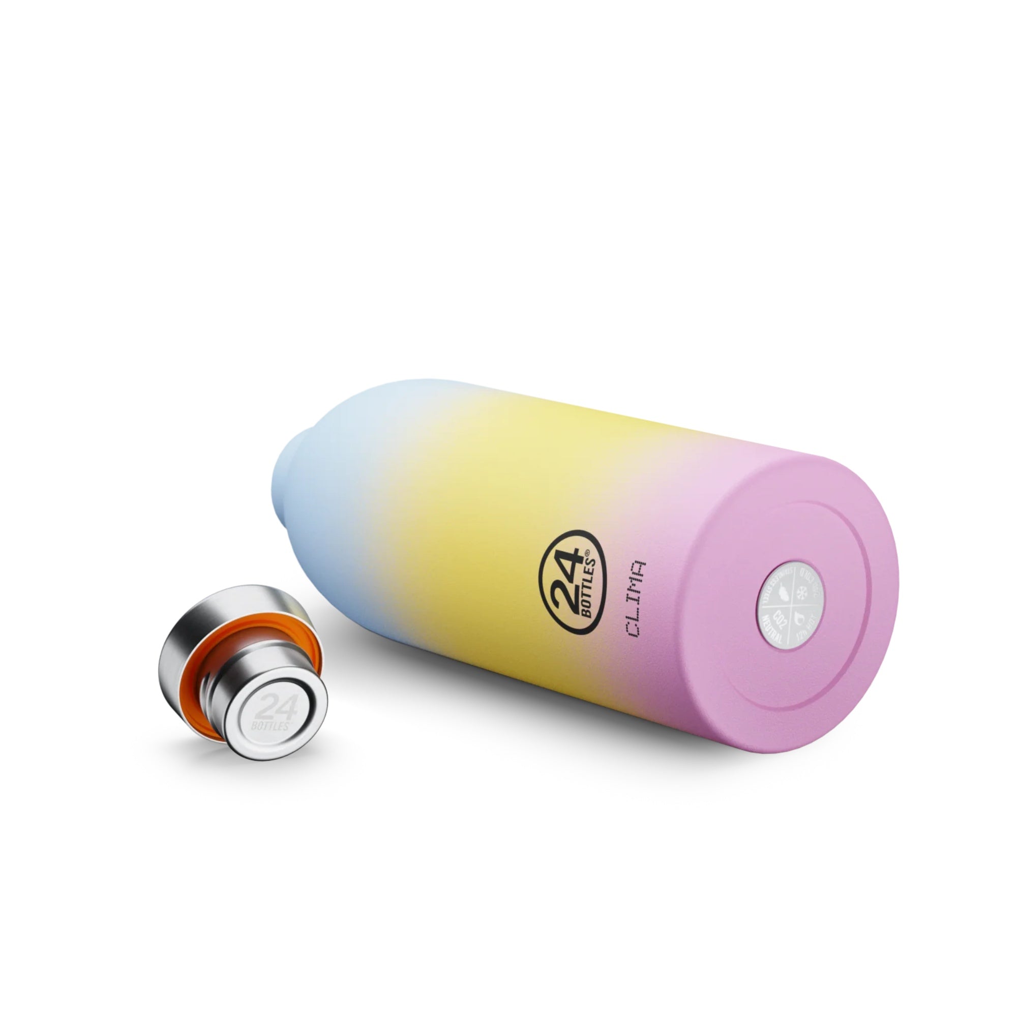 Butelka termiczna 24Bottles CLIMA– izolacja próżniowa, bez BPA, idealna do gorących i zimnych napojów, wzór: aurora