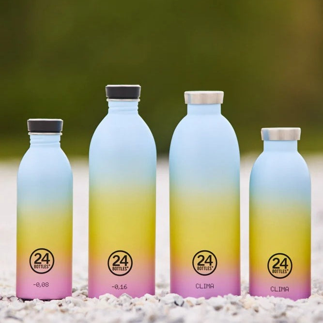 Butelka termiczna 24Bottles CLIMA– izolacja próżniowa, bez BPA, idealna do gorących i zimnych napojów, wzór: aurora