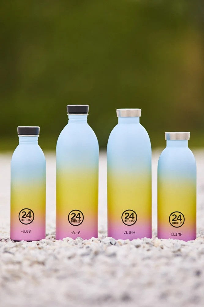 Butelka termiczna 24Bottles CLIMA– izolacja próżniowa, bez BPA, idealna do gorących i zimnych napojów, wzór: aurora