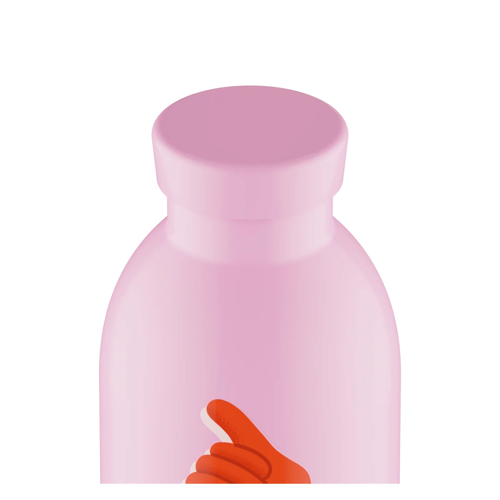 Butelka termiczna 24Bottles CLIMA 500 ml Hey! Pink – izolacja próżniowa, bez BPA, idealna do gorących i zimnych napojów, kolor: różowy