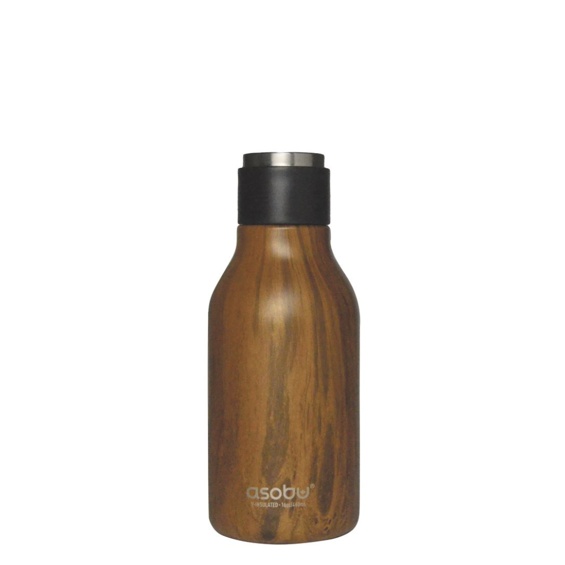 ASOBU Urban Wood – stylowa butelka termiczna, 24 h chłodu, trwała i bez BPA, idealna do miasta