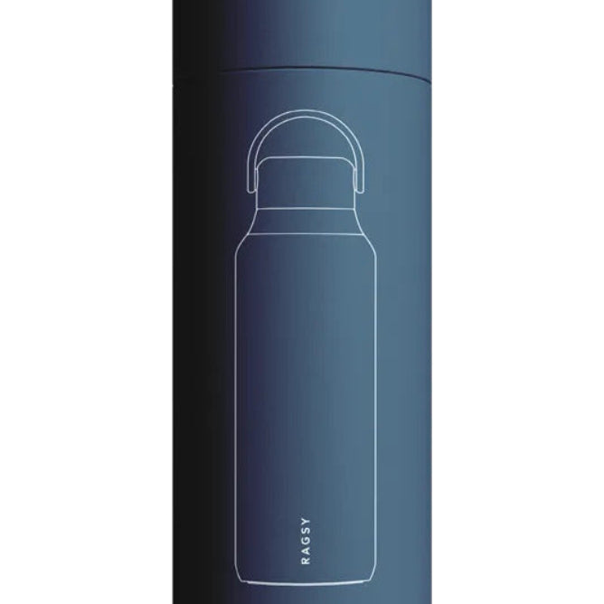 Ragsy Moshi Ink Blue 600 ml – szczelny termos z ceramicznym środkiem